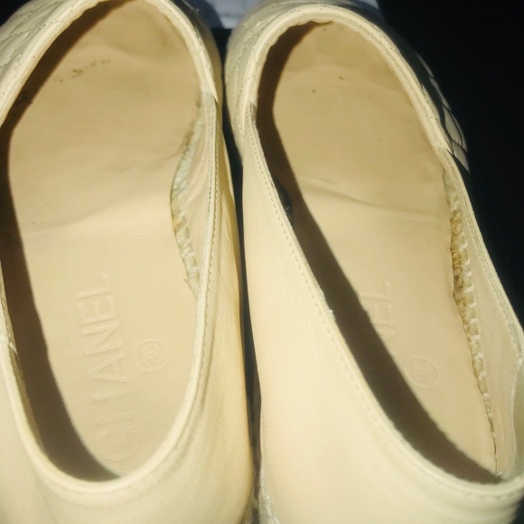 CHANEL Quilted Lambskin Espadrilles Beige - Picture 7 of 8